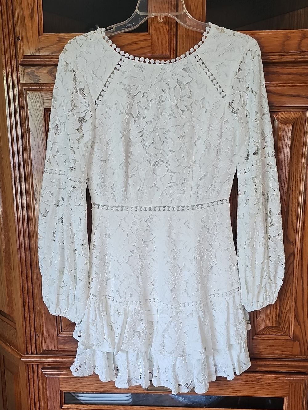 Nwt Hello Molly white lace dress sz.4/S/2
